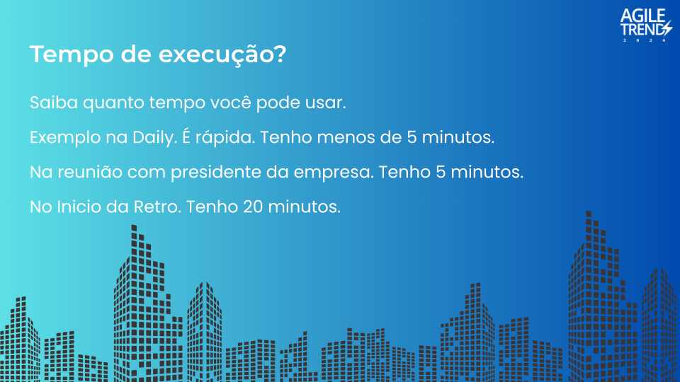 tempo de execução